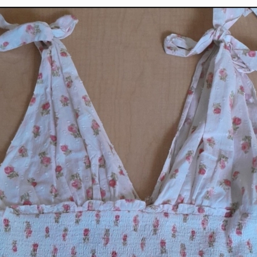 NEW Without TAGS LOVESHACKFANCY MIini Tiered Ruffle Dress Size XXL - Picture 9 of 14